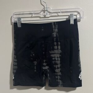 Darc Sport Black and Gray Patterned Shorts